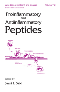 Cover image: Proinflammatory and Antiinflammatory Peptides 1st edition 9780367400675