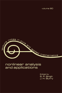 Titelbild: nonlinear analysis and applications 1st edition 9780824717902