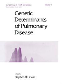 Immagine di copertina: Genetic Determinants of Pulmonary Disease 1st edition 9780824766085