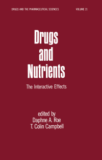 表紙画像: Drugs and Nutrients 1st edition 9780824770549