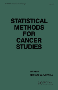 Cover image: Statistical Methods for Cancer Studies 1st edition 9780367851101