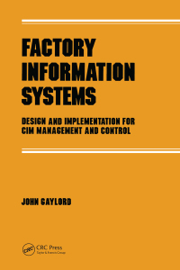 Imagen de portada: Factory Information Systems 1st edition 9780367451455
