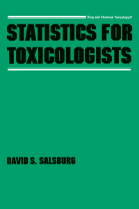 Omslagafbeelding: Statistics for Toxicologists 1st edition 9780367451608