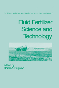 Cover image: Fluid Fertilizer Science and Technology 1st edition 9780824777036