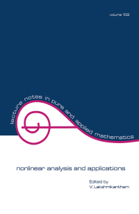 Cover image: nonlinear analysis and applications 1st edition 9780824778101