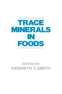 Imagen de portada: Trace Minerals in Foods 1st edition 9780367840921