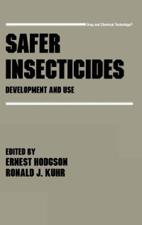 Titelbild: Safer Insecticides 1st edition 9780824778842