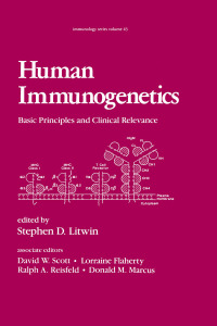 Imagen de portada: Human Immunogenetics 1st edition 9780824778996