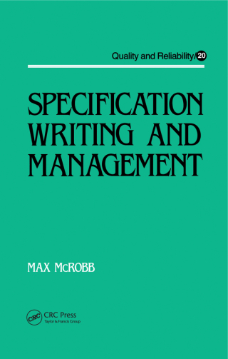 表紙画像: Specification Writing and Management 1st edition 9780824780821