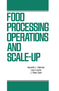 Titelbild: Food Processing Operations and Scale-up 1st edition 9781498783040