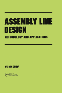 Titelbild: Assembly Line Design 1st edition 9780824783228