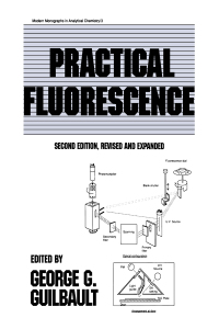 Imagen de portada: Practical Fluorescence, Second Edition 2nd edition 9780824783501