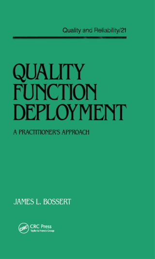 Cover image: Quality Function Deployment 1st edition 9780824783785