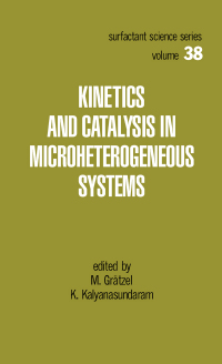 صورة الغلاف: Kinetics and Catalysis in Microheterogeneous Systems 1st edition 9780824784959