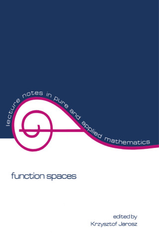 Cover image: Function Spaces 1st edition 9780824786120