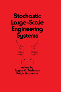 Cover image: Stochastic Large-Scale Engineering Systems 1st edition 9780824786540