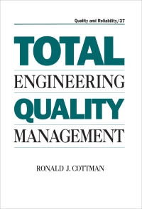 Cover image: Total Engineering Quality Management 1st edition 9780824787400
