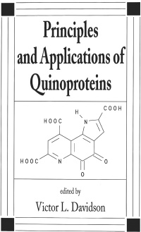 Omslagafbeelding: Principles and Applications of Quinoproteins 1st edition 9780824787646