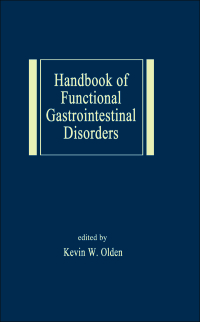Cover image: Handbook of Functional Gastrointestinal Disorders 1st edition 9780824794095