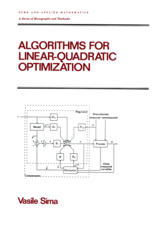 Imagen de portada: Algorithms for Linear-Quadratic Optimization 1st edition 9780824796129