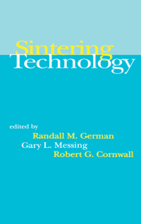 Cover image: Sintering Technology 1st edition 9780824797751