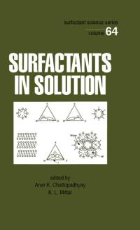 Cover image: Surfactants in Solution 1st edition 9780824797928