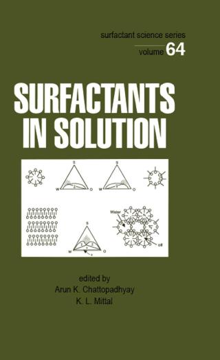 Cover image: Surfactants in Solution 1st edition 9780824797928