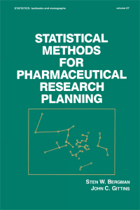 Cover image: Statistical Methods for Pharmaceutical Research Planning 1st edition 9780367851088