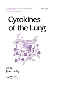 صورة الغلاف: Cytokines of the Lung 1st edition 9780824787035