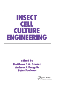 Omslagafbeelding: Insect Cell Culture Engineering 1st edition 9780824789442