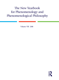 Cover image: New Yearbook for Phenomenology and Phenomenological Philosophy 1st edition 9780367099756
