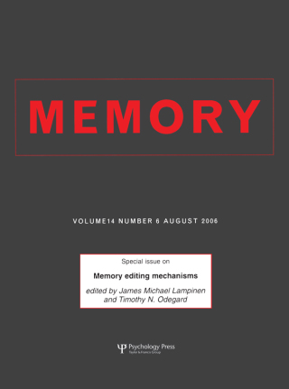 Cover image: Memory Editing Mechanisms 1st edition 9781841698151