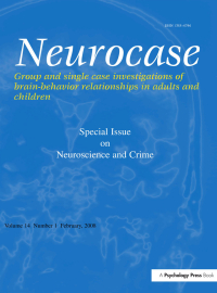 Cover image: Neuroscience and Crime 1st edition 9781841698540