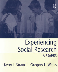 Imagen de portada: Experiencing Social Research 1st edition 9780367093020