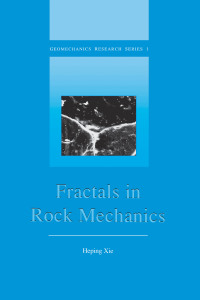 صورة الغلاف: Fractals in Rock Mechanics 1st edition 9789054101338