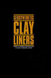 صورة الغلاف: Geosynthetic Clay Liners 1st edition 9789054105190