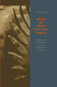 صورة الغلاف: Wear of Rock Cutting Tools 1st edition 9789054106203