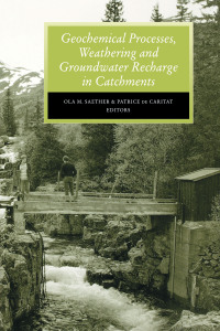 Cover image: Geochemical Processes, Weathering and Groundwater Recharge in Catchments 1st edition 9789054106463