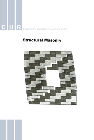 Imagen de portada: Structural Masonry 1st edition 9789054106807