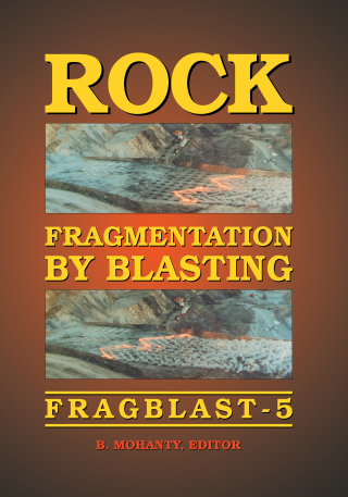 Immagine di copertina: Rock Fragmentation by Blasting 1st edition 9789054103165