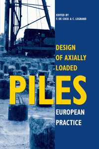 Omslagafbeelding: Design of Axially Loaded Piles - European Practice 1st edition 9789054108733