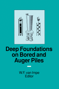 Cover image: Deep Foundations on Bored and Auger Piles - BAP III 1st edition 9789058090225