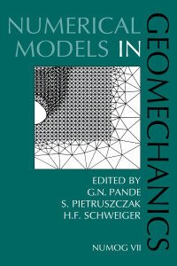 Imagen de portada: Numerical Models in Geomechanics 1st edition 9789058090959