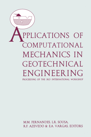 Titelbild: Applications of Computational Mechanics in Geotechnical Engineering 1st edition 9789058091147