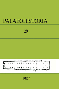 Cover image: Palaeohistoria 1st edition 9789061918820