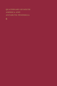 Cover image: Quaternary of South America and Antarctic Peninsula 1st edition 9789061919957