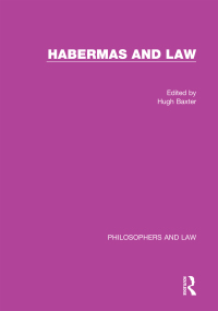 Imagen de portada: Habermas and Law 1st edition 9781472428639