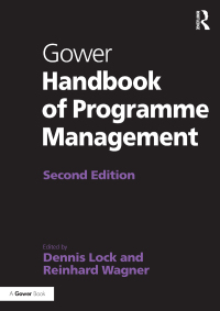 Cover image: Gower Handbook of Programme Management 2nd edition 9781472445773