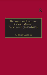 Imagen de portada: Records of English Court Music 1st edition 9780950720722