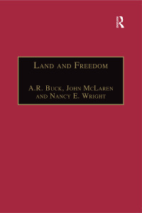 صورة الغلاف: Land and Freedom 1st edition 9781138378285